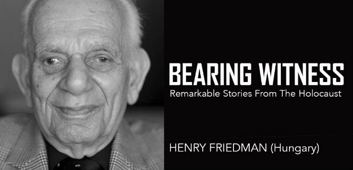 Bearing Witness: Henry Friedman