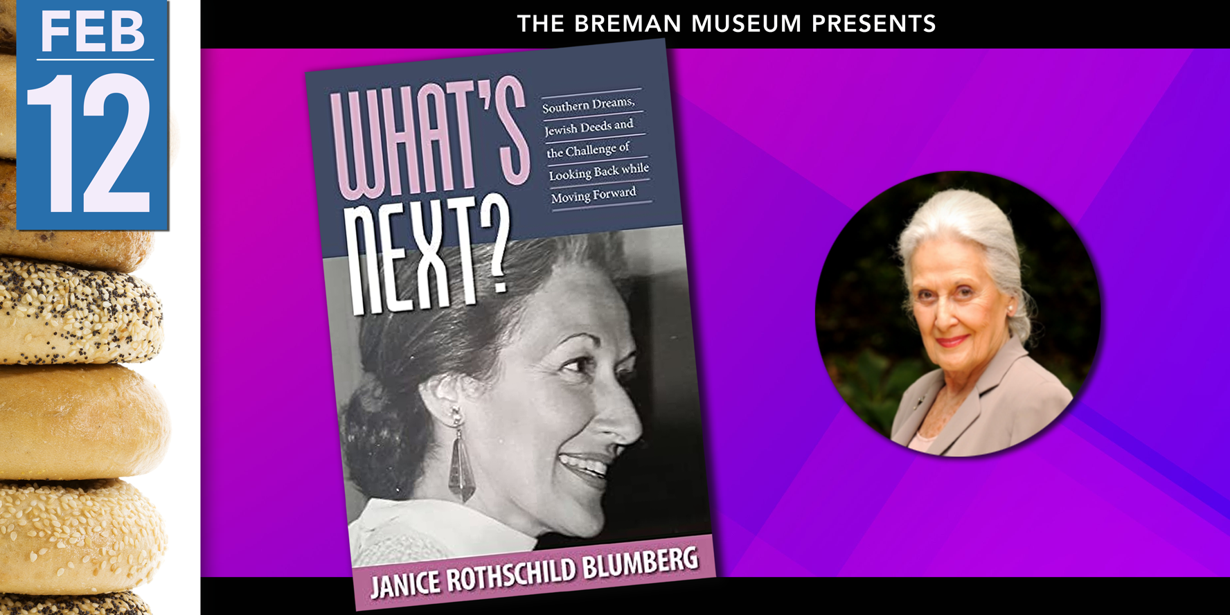 Bagels & Books at The Breman Featuring Janice Rothschild