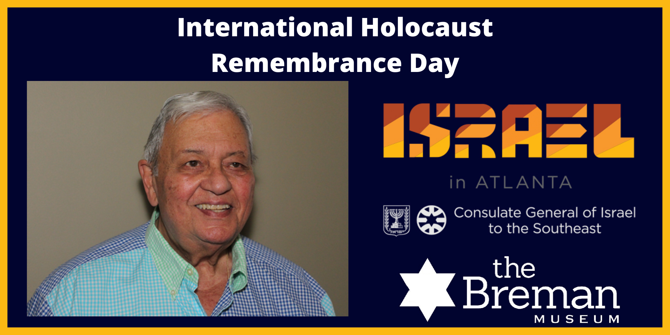 International Holocaust Remembrance Day - Survivor Speaker George Rishfeld