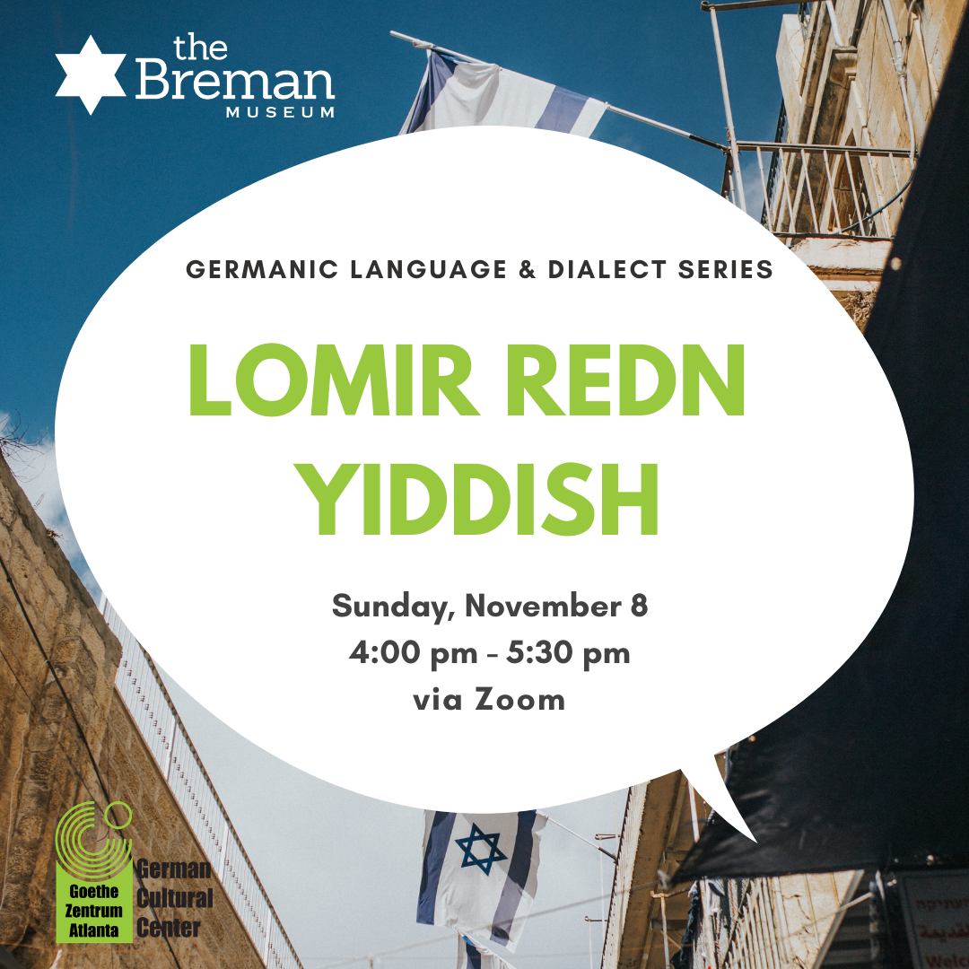 Germanic Language & Dialect Series: Yiddish